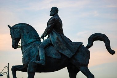 Bükreş 'teki Calea Victoriei' de bulunan Ulusal Kütüphane