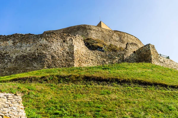 Fortaleza Rupea Famosa Transilvânia Romênia Rupea Citadel Cetatea Rupea — Fotografia de Stock