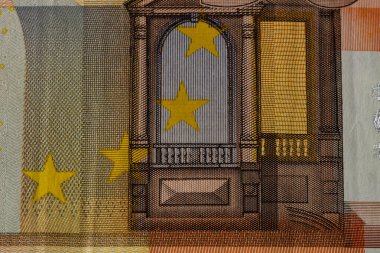 EURO currency. Europe inflation, EUR money