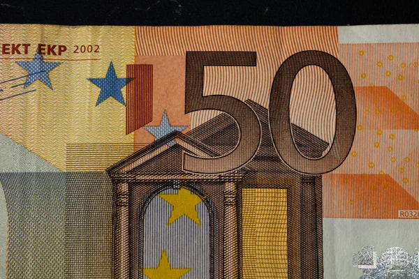 Euro Valuta Európai Infláció Eur Pénz — Stock Fotó