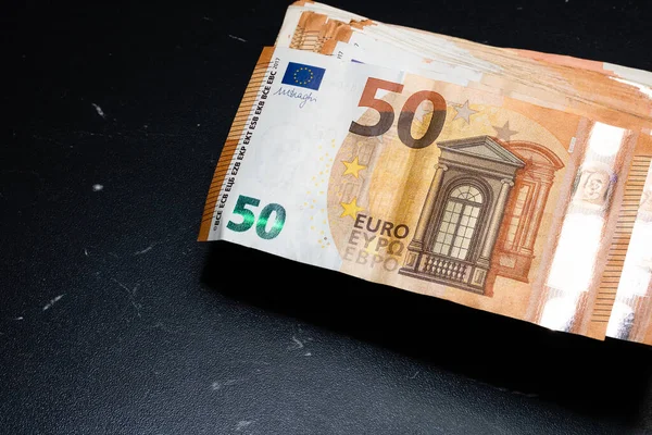 Euro Valuta Európai Infláció Eur Pénz — Stock Fotó