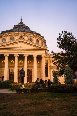 Romanian Athenaeum or Ateneul Roman in Bucharest, Romania 2022