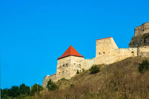 Знаменитая Крепость Рупеа Трансильвании Румыния Цитадель Рупеа Cetatea Rupea — стоковое фото