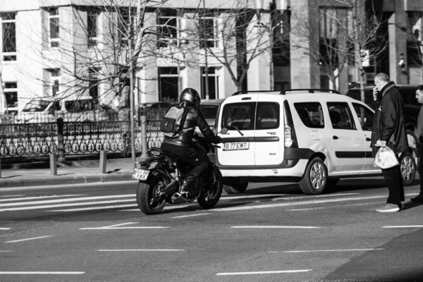 Transporte Terrestre Bucharest Roménia 2022 — Fotografia de Stock