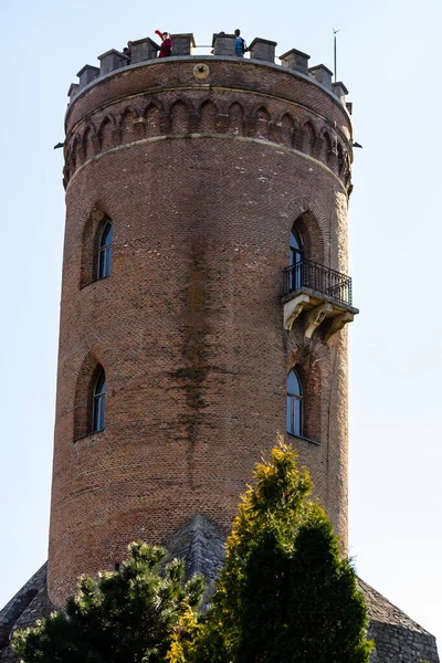 Chindia Tower Lub Turnul Chindiei Wieża Targoviste Royal Court Lub — Zdjęcie stockowe