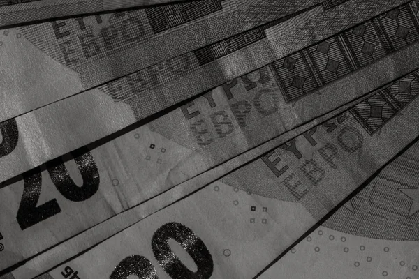 Κλείσιμο Τραπεζογραμματίων Ευρώ Ιστορικό Απομονωμένων Τραπεζογραμματίων Ευρώ — Φωτογραφία Αρχείου