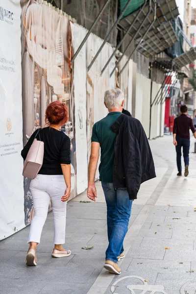 Personas Turistas Caminando Bucarest Old Town Rumania 2022 —  Fotos de Stock