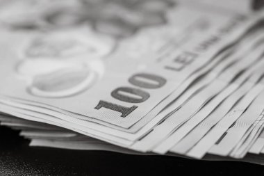 LEI Romen parası. RON Leu parası Avrupa para birimi ve enflasyon