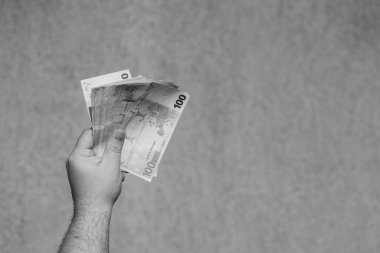 Euro banknotları. Enflasyon, harcamalar ve gelir. EURO para biriminde finans ve tasarruflar