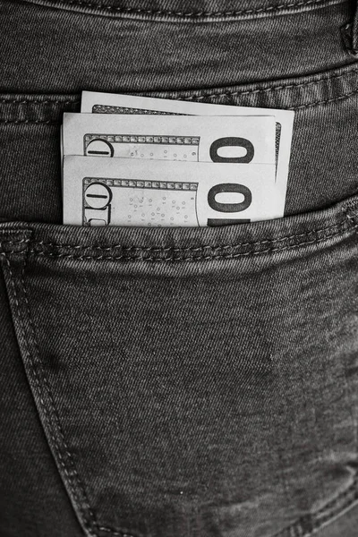 Dollar Bills American Economy Inflation Devaluation — Stock Photo, Image