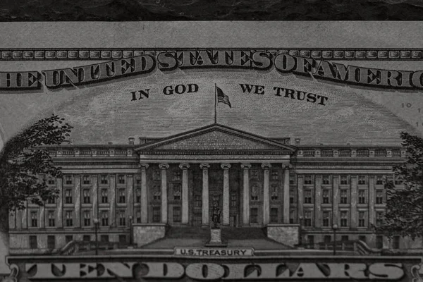 Amerikaanse Dollarbiljetten Amerikaanse Economie Inflatie Devaluatie — Stockfoto