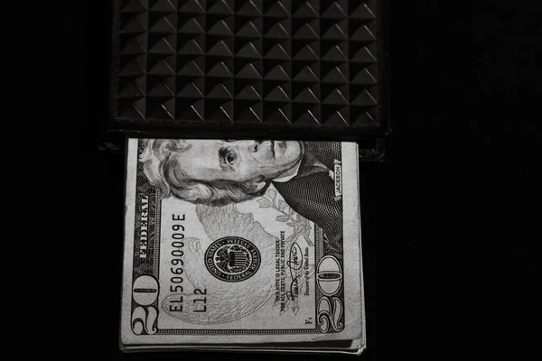 美元钞票 美国经济的通货膨胀和贬值 — 图库照片