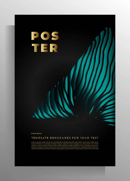 Druckvorlage Für Das Cover Design Vektorillustration — Stockvektor