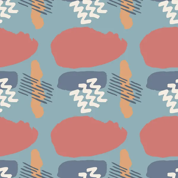 Farbflecken Nahtlose Muster Für Einbände Tapeten Textilien Scrapbooking Verpackungen Vektorfarbige — Stockvektor