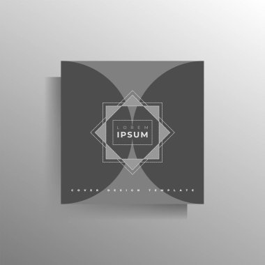 Şablon kapağı broşürü, broşürü, afişi, posteri tasarla. Vektör illüstrasyonu.