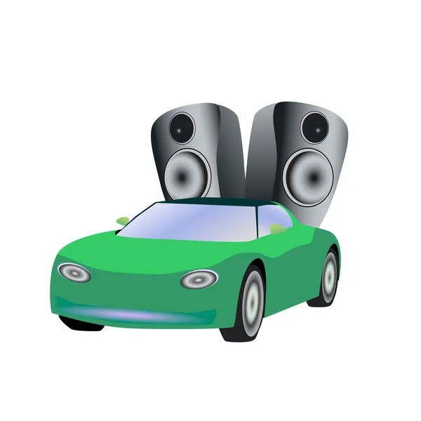 Car speakers Royalty Free Stock Illustrations