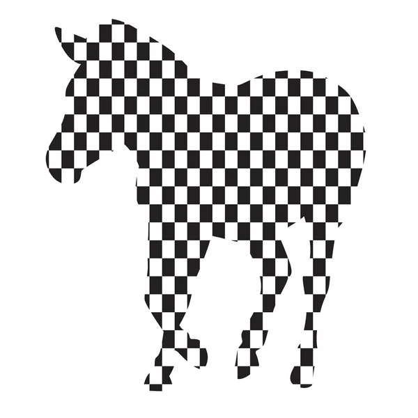 Zebra w polu — Wektor stockowy