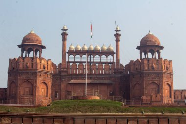 Hindistan turizm geçmişi - Kırmızı Kale (Lal Qila) Delhi - Dünya Mirası Bölgesi. Delhi, Hindistan