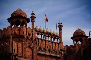 Hindistan turizm geçmişi - Kırmızı Kale (Lal Qila) Delhi - Dünya Mirası Bölgesi. Delhi, Hindistan