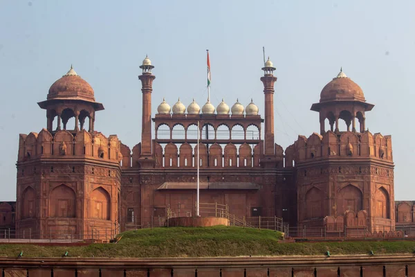 Hindistan turizm geçmişi - Kırmızı Kale (Lal Qila) Delhi - Dünya Mirası Bölgesi. Delhi, Hindistan