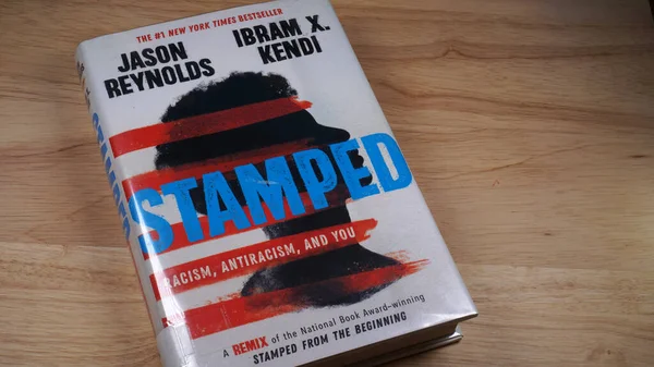 Copy Book Stamped Jason Reynolds Ibram Kendi Book Found Many — Foto de Stock