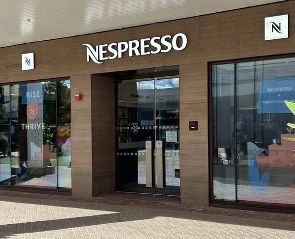 Vooringang Van Nespresso Boutique Het Old Orchard Shopping Center Skokie — Stockfoto