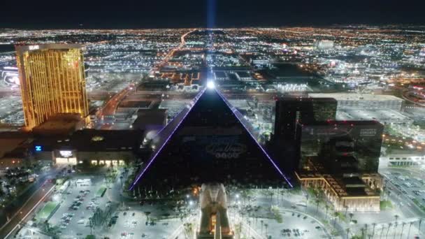 Las Vegas, USA tourism concept, entreatment capital for adults, best weekend 4K — ストック動画