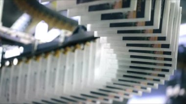 Medya sektörünün endüstriyel baskı şirketinde yüksek hacimli sürekli baskı