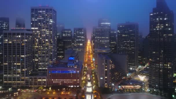 Night View San Francisco Downtown California State Bay Area Silicon — Stock Video