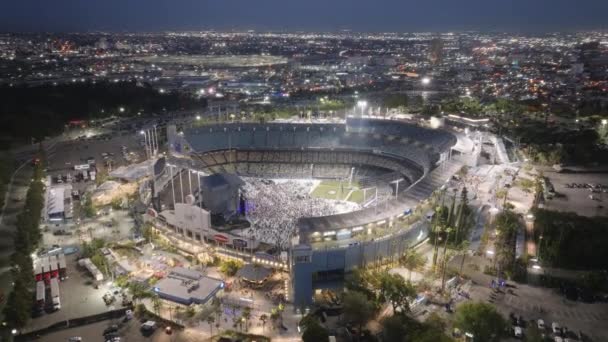 Estádio World Famous Dodgers Los Angeles Califórnia Estados Unidos Junho — Vídeo de Stock