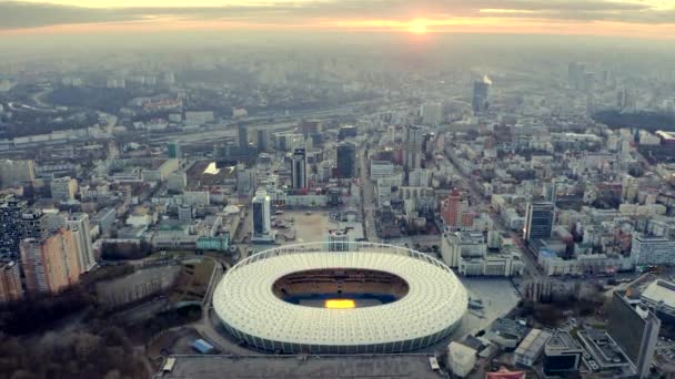 Kiev Oekraïne April 2021 Sport Recreatiefaciliteit Hellingen Van Het Centrale — Stockvideo