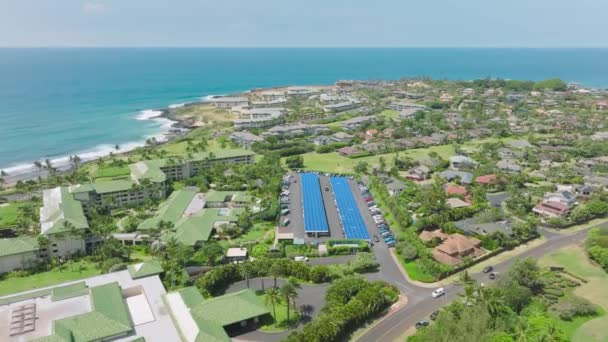 Βιώσιμη Παραγωγή Ηλεκτρικής Ενέργειας Στο Ηλιόλουστο Τροπικό Νησί Της Χαβάης — Αρχείο Βίντεο