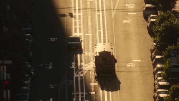 Empty Street Vehicle Roads Sunset Commuter Cars Moving Traffic Sunrise — Video Stock