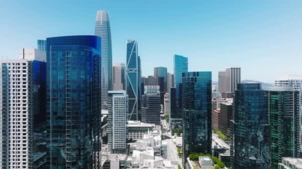 Futuristic Modern Metropolis City Skyline Capital Biggest Technology Innovations Startup — Video Stock