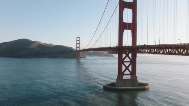 Aerial View One Seven Wonders Modern World San Franciscos Most — Vídeos de Stock