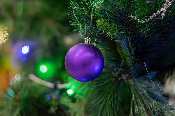 Brinquedo Árvore Natal Ramo — Fotografia de Stock