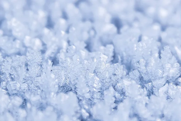 Texture Surface Covered Ice Crystals — Stock Photo, Image