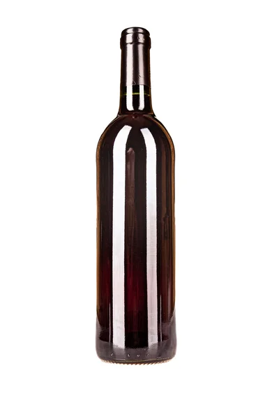 A bottle of wine on a white background — Stock Photo, Image