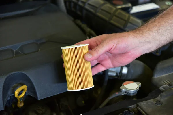 Replacement Car Oil Filter — Stock Photo, Image