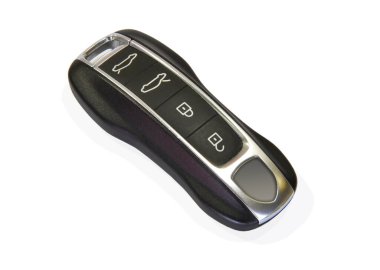 Uzaktan kumandalı siyah araba anahtarı