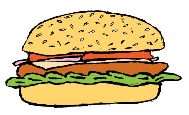 hamburger kroki
