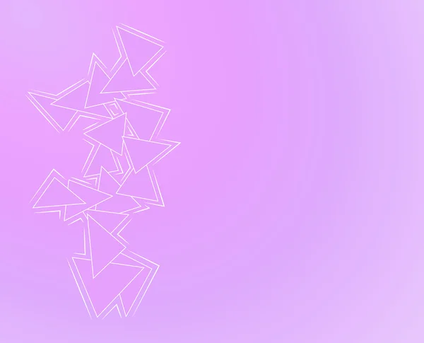 Фиолетовый фон с треугольниками — стоковый вектор