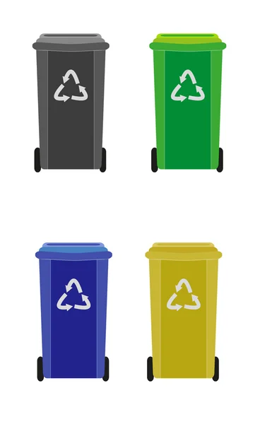 Conteneur à déchets — Image vectorielle