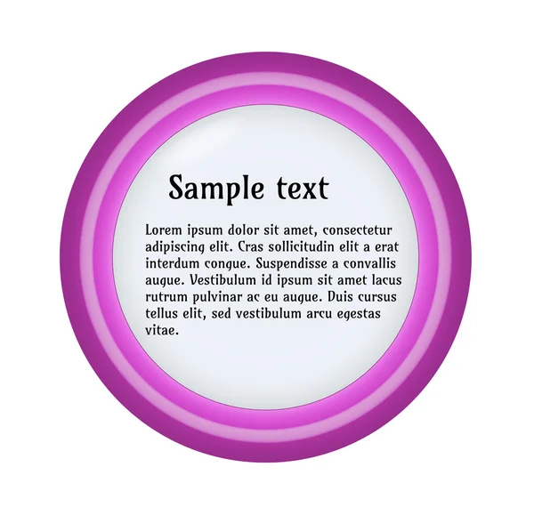 Circle label — Stock Vector