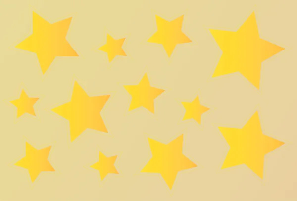 Gold stars — Stock Vector