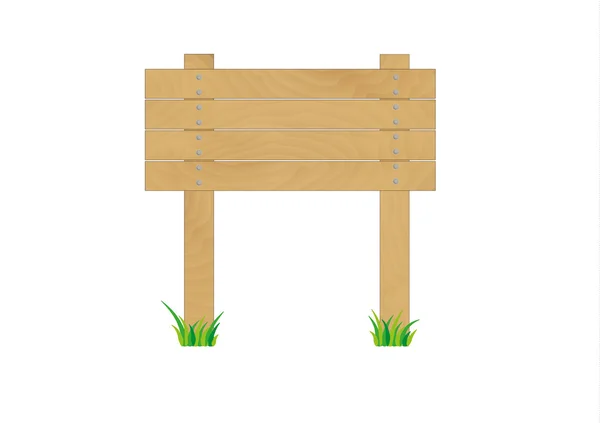 Pannello in legno — Vettoriale Stock