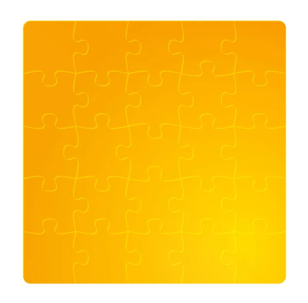 Gradient gold field of puzzles — Stock Vector