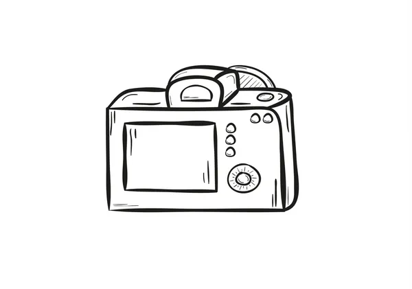 Camera back side — Stock Vector