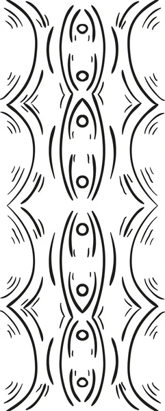 Croquis abstrait motif sans couture — Image vectorielle