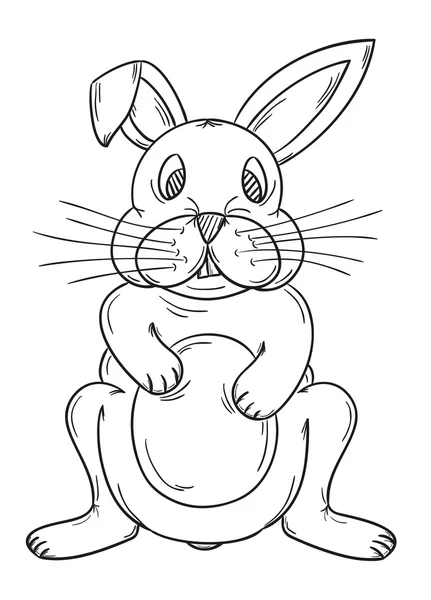 Скетч кролика — стоковый вектор
